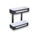 Double basket / matte black / white plastic inserts #1