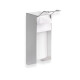 0.5L Disinfectant Dispenser with Elbow-Operated Button / Matte Aluminum #1