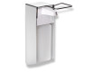1.0L Disinfectant Dispenser with Elbow-Operated Button / Matte Aluminum