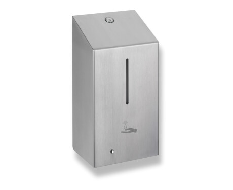 R1 Series 1.0L Automatic Touchless Liquid Soap Dispenser / Brushed Stainless Steel