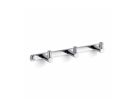 Towel rack - 3 towel hooks / chrome