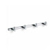 Towel rack - 4 towel hooks / chrome #1