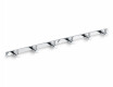 Towel rack - 6 towel hooks / chrome