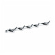 Towel Rack - 5 Double Towel Hooks / Chrome #1