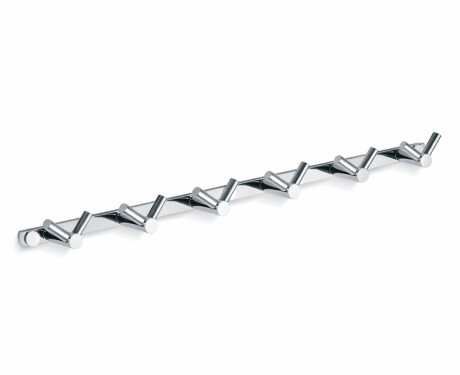 Towel Rack - 6 Double Towel Hooks / Chrome