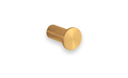 Single towel hook / brushed gold