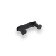 Wide towel rack - 2 towel hooks / matte black #1