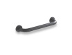 Bathroom handle, Ø25, straight, 30 / matte black