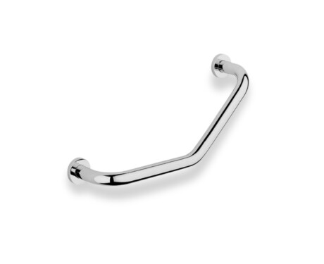 Ø25 Angled Bathroom Handle / Chrome