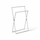 Double Towel Rack / Foldable / Chrome #1