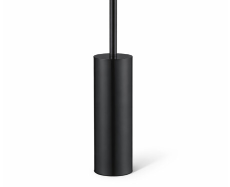 Freestanding, self-centering toilet brush / matte black