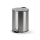 BUDGET Round 5 L Pedal Bin, Soft Close / Satin Stainless Steel #1