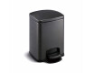PREMIUM Rectangular Pedal Bin, 5 L, Soft-Close / Matte Black