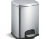PREMIUM Rectangular 12 L Pedal Bin, Soft-Close / Satin Stainless Steel
