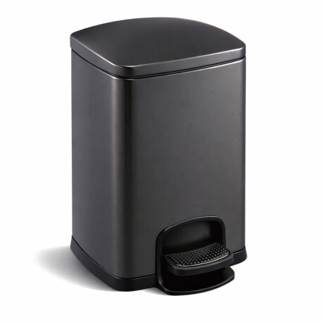 PREMIUM Rectangular Pedal Bin, 20 L, Soft-Close / Matte Black #1