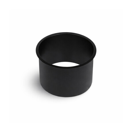 Round countertop trash can collar, Ø150 / matte black stainless steel #1