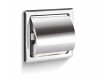Toilet paper holder / built-in / chrome