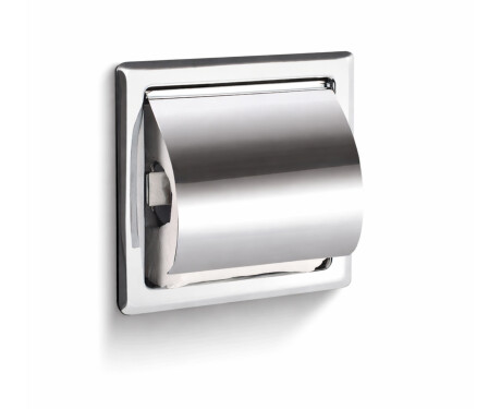 Toilet paper holder / built-in / chrome