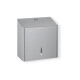 Square toilet paper dispenser for rolls up to Ø19 cm, R10 series / brushed stainless steel #1