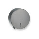 Round toilet paper dispenser for rolls up to Ø 19 cm, R1 series / brushed stainless steel #1