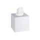 Tissue Dispenser - Cube / Glossy White ABS #1