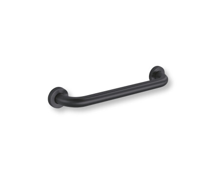 Support rail for people with disabilities, Ø32, straight, STANDARD—40 cm / stainless steel, matte black