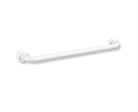 Support rail for people with disabilities, Ø32, straight, STANDARD—80 cm / stainless steel, matte white