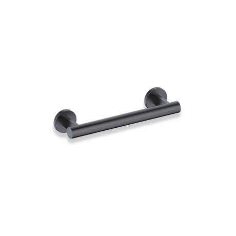 PREMIUM Straight Support Handrail for People with Disabilities, Ø32, 30 cm / Matte Black Stainless Steel #1
