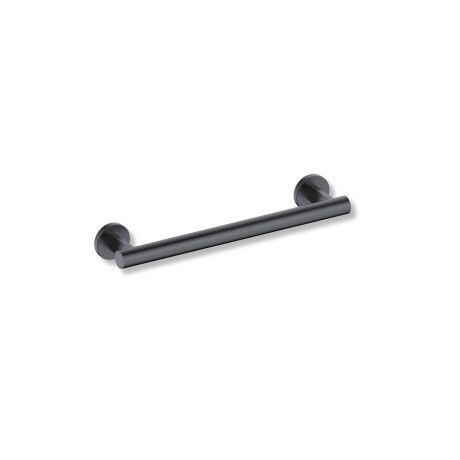 PREMIUM Straight Support Handrail for People with Disabilities, Ø32, 40 cm / Matte Black Stainless Steel #1