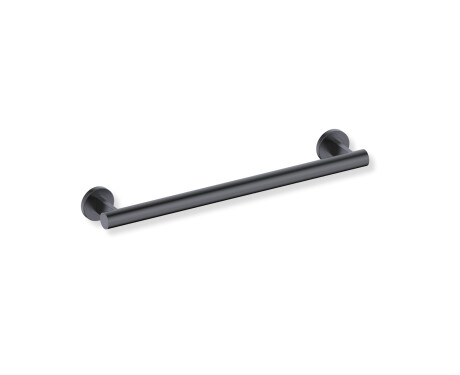 PREMIUM Straight Support Handrail for People with Disabilities, Ø32, 50 cm / Matte Black Stainless Steel