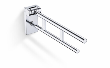 PREMIUM Tilting Support Handrail for People with Disabilities, Ø32, 70 cm / Polished Stainless Steel