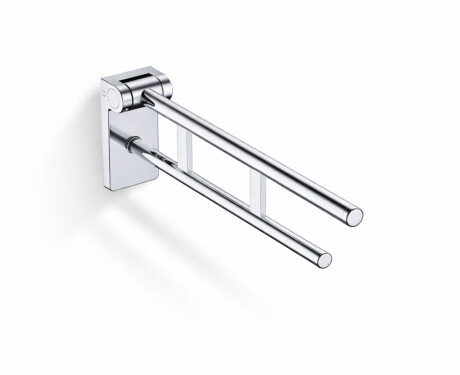 PREMIUM Tilting Support Handrail for People with Disabilities, Ø32, 70 cm / Polished Stainless Steel