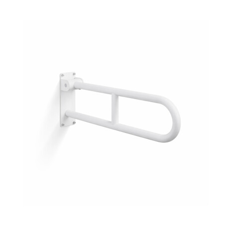 Support Handrail for People with Disabilities, Ø32, Curved, Tilting, STANDARD - 60 cm / Stainless Steel, Matte White #1