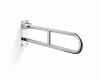 Support Handrail for People with Disabilities, Ø32, Curved, Tilting, STANDARD - 70 cm / Polished Stainless Steel