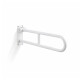 Support rail for people with disabilities, Ø32, curved, tilting, STANDARD - 70 cm / stainless steel, matte white #1