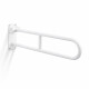 Support Handrail for People with Disabilities, Ø32, Curved, Tilting, STANDARD - 80 cm / Stainless Steel, Matte White #1