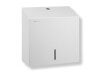 V-fold paper towel dispenser (max. paper load dimensions: 25x11.5x24 cm) R1 series / stainless steel, matte white