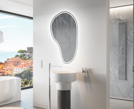 Irregular Mirror LED Lighted decorative design S223