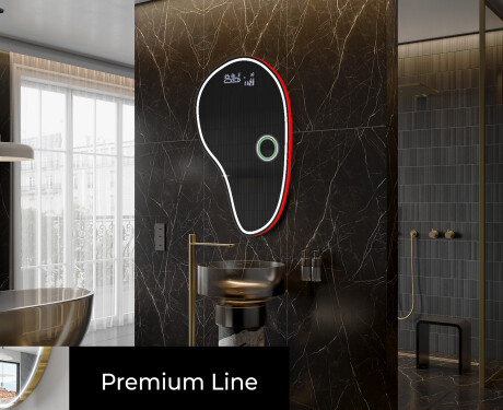 Irregular Mirror LED Lighted decorative design S223