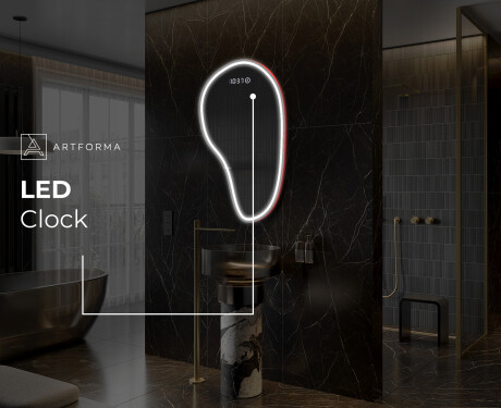 Irregular Mirror LED Lighted decorative design S223 #7