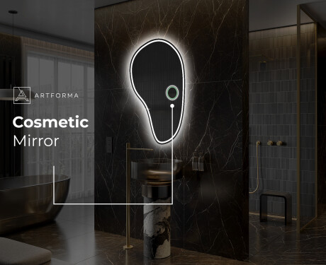 Irregular Mirror LED Lighted decorative design S223 #5