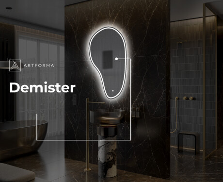 Irregular Mirror LED Lighted decorative design S223 #8