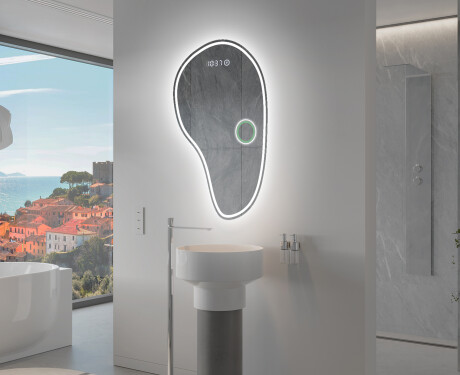 Irregular Mirror LED Lighted decorative design S223 #9