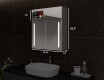 Smart LED Illuminated Mirror Medicine Cabinet - L02 Sarah 26,2" x 28,3" #3