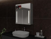 Smart LED Illuminated Mirror Medicine Cabinet - L02 Sarah 26,2" x 28,3" #6
