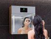 Smart LED Illuminated Mirror Medicine Cabinet - L02 Sarah 26,2" x 28,3" #8