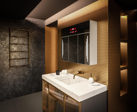 Smart LED Illuminated Mirror Medicine Cabinet - L27 Sarah 39,4" x 28,3" #12