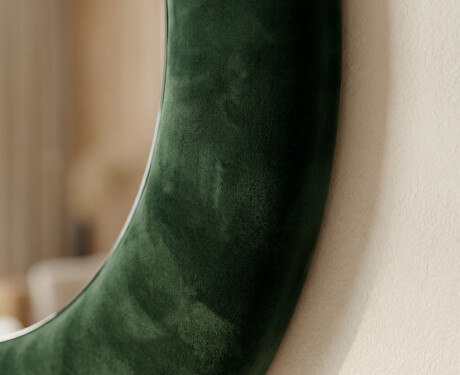 Upholstered mirror with an irregular shape - Velora Soffio #2