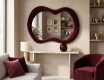 Upholstered organic mirror - Velora Marea