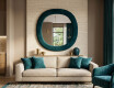 Designer upholstered mirror - Velora Arco
